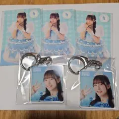 FRUITS ZIPPER 真中まな アクリルキーホルダーと写真カードセット