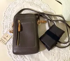 SALON de RUBAN ピソラロ　スマホショルダーバッグ　エコバッグ付き