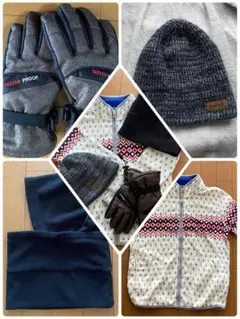 キッズ スキー・アクセサリー4点セット