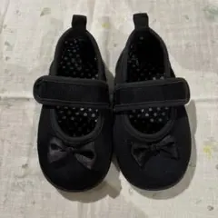 ブラックバレエシューズ　フォーマルシューズ 15.0cm