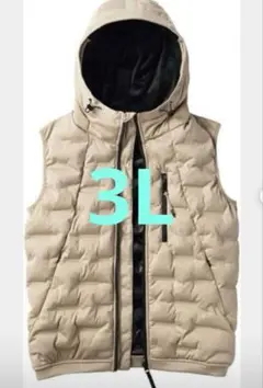 【新品】ワークマン エアロストレッチアルティメットフーデッドパーカー 3Lコルク