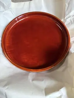 朱塗り 盆 菓子器 漆器　大杯 朱塗り 盆 菓子器 漆器 大杯 - メルカリ