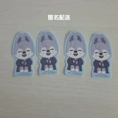 富士急コラボ　SKZOO ダイカットステッカー ウルフチャン　4枚セット
