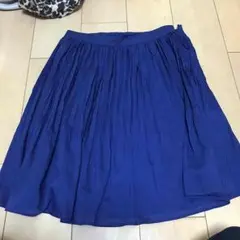 ブルー シフォンスカート