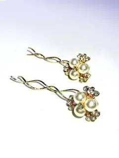 エレガント　ハンドメイド　ピアス