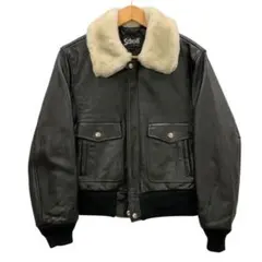 Schott ボンバージャケット ブラック
