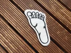 【70's 右足 ワッペン】