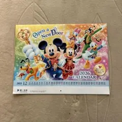 ミッキーマウス 壁掛けカレンダー 2026年