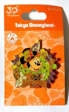 【ディズニー】ピンバッジ 30周年 ディズニーランド ハロウィン【ミッキー】
