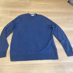 オールドネイビー　メンズ　青ニット　セーター