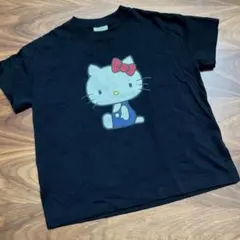 ローリーズファームキッズ　キティ　コラボ　Tシャツ　ブラック　130㎝のサムネイル
