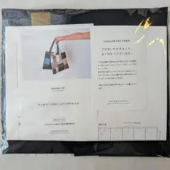【未開封】チェックアンドストライプ　パッチワークのミニバッグのキット