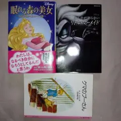 ディズニー小説　3冊セット　まとめ売り　児童書　リトルマーメイド　プーさん