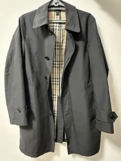 【極美品】バーバリー トレンチコート ノバチェック コート 黒 ライナー