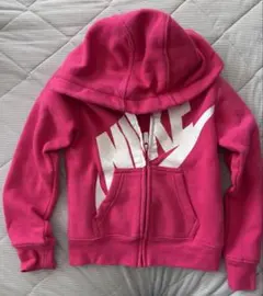 NIKE キッズ ジップアップパーカー ピンク 98-104cm