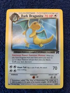 ポケモンカード　旧裏　英語版　わるいカイリュー　Dark Dragoniteのサムネイル