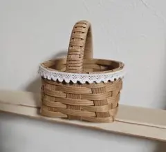 エコクラフト　小物入れ　バスケット