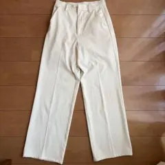 GRL アイボリー ワイドパンツ