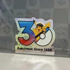 namco ナムコ　非売品　ポケモン 30周年記念 クリアファイル ステッカーのサムネイル