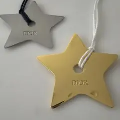DIOR スターチャーム 2個セット ゴールド シルバー
