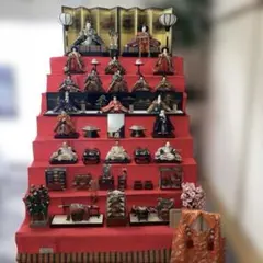 久月　8段ひな人形飾り　お引き取り限定