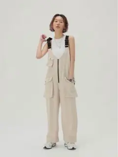 JEANASIS ミリタリータックワイドパンツパンツ ベージュ - メルカリ