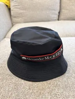 新同品美品AlexanderMcQueenグラフィティリバーシブルバケットハット