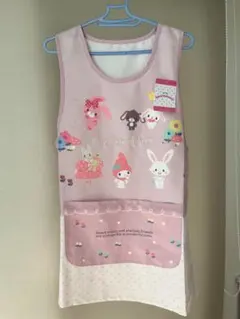 新品　Sanrio Characters エプロン ピンクのサムネイル