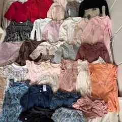 29点まとめ売り女の子ベビー70 ロンパース　ピンクフリル