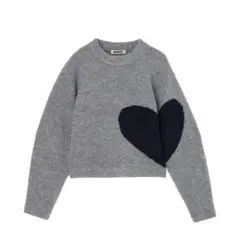 NKNIT ♡pattern KNIT (GRAY) - メルカリ