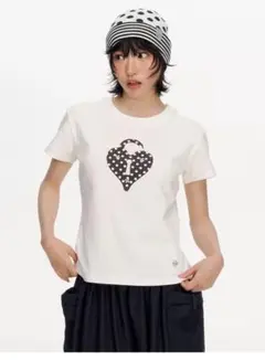 POPPY HEART DOT TULLE TEE navy あさぎーにょ - メルカリ