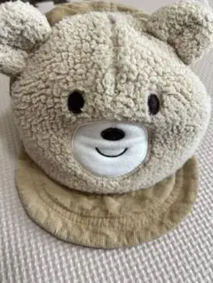 HOT BISCUITS ベビー帽子 クマデザイン 48-50cm