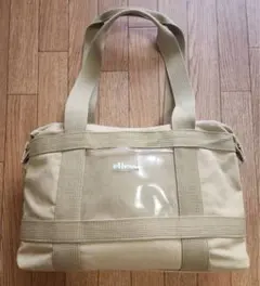 ellesse キャンバス ボストンバッグ ベージュ　ミニのサムネイル
