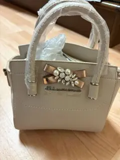 JILL STUART ベージュショルダーバッグ