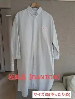 a*k様 DANTON 半袖 チェックシャツワンピース 36 - メルカリ