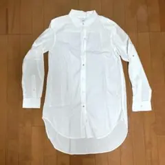 ZARA trf collection ホワイトシャツ 長袖 S ロングシャツのサムネイル