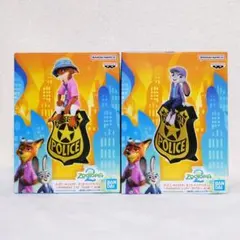 ズートピア２　モニタートップフィギュア　ニック・ジュディ　２体セット