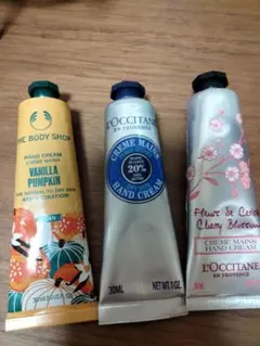 ロクシタン/ハンドクリーム 3種セット 30ml