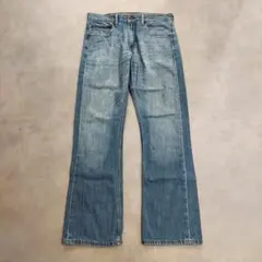 リーバイス527 Levis W34 フレアデニム 青 ブーツ 古着 17586