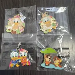 ディズニー ピンバッジ チャーム　4点セット　チップとデール　ドナルド　デイジー