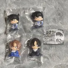 名探偵コナン ガチャガチャ ちぢませ隊 萩原研二 萩原千速 工藤新一 まとめ売り
