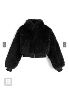 ZARA ZW Collection フェイクファーコート ザラ - メルカリ