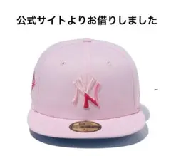 ピンク ニューヨーク・ヤンキース 59FIFTY キャップ 7 1/4