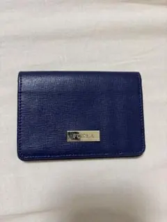 FURLA 二つ折り財布 ネイビー