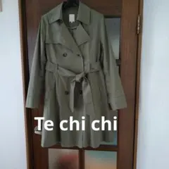 Te chi chi オリーブグリーン スプリングコート