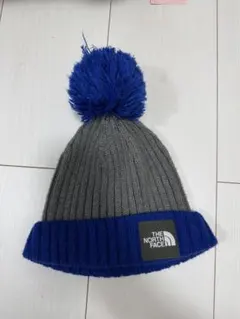 THE NORTH FACE ニット帽 グレー/青