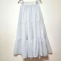 mite　ドットティアードスカート