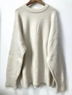 GRL　グレイル　 オーバーサイズニット　オフホワイト　F