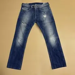 Diesel THAVAR ダメージ加工 スキニーデニム