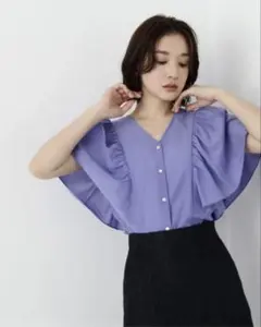 バタフライスリーブブラウス